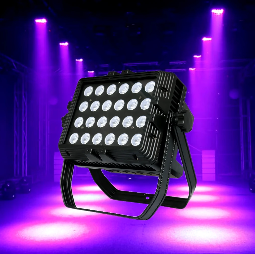 ip65 24*10w dmx512 rgbw 4in1 dj wedding events stage city wallwasher outdoor waterproof led wash par light