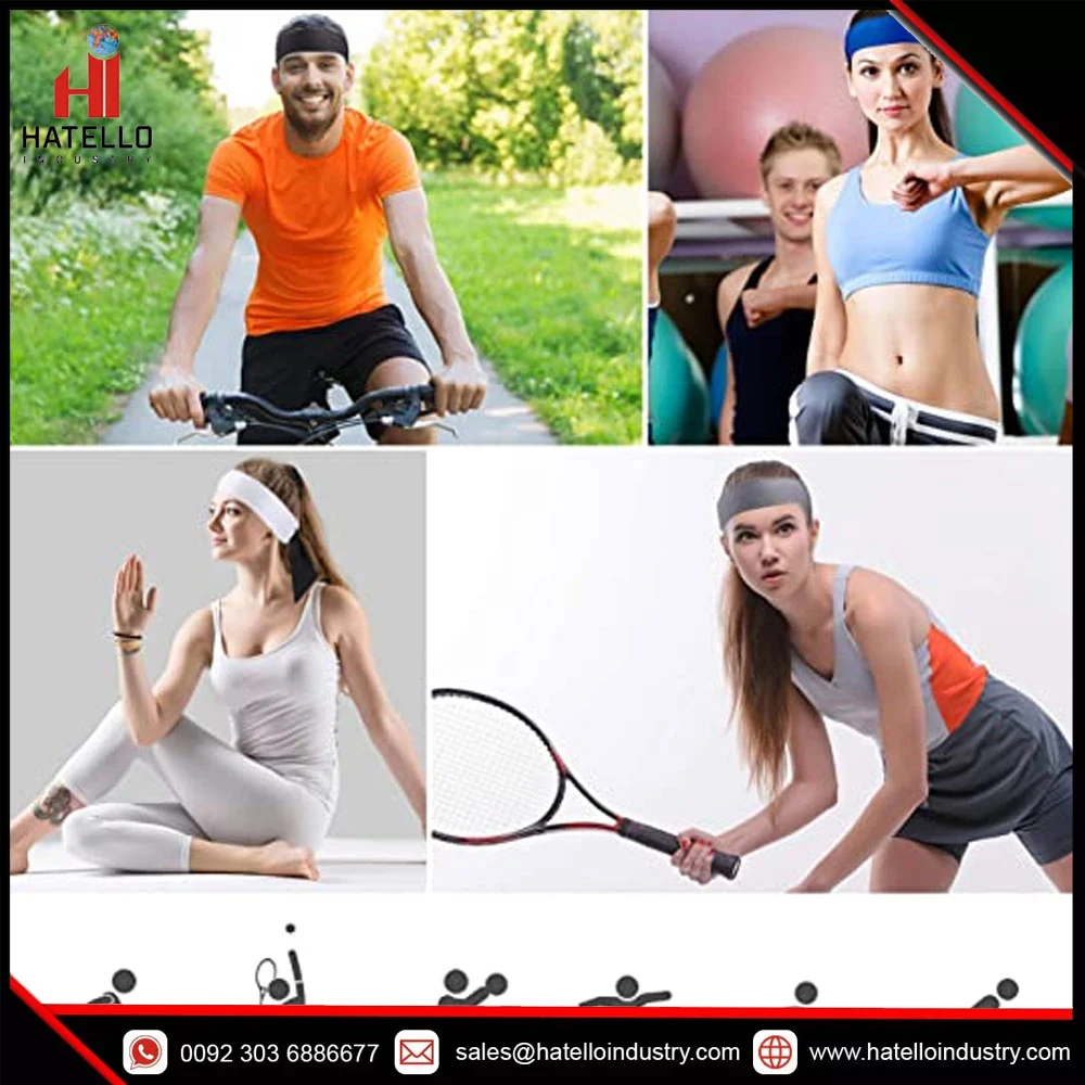 Tennis Dry Head Tie Sport Tie Back Headband for Basketball Running Karate Athletics Unisex Hairbands