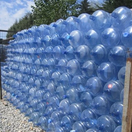BALES OF PC BOTTLES (LIGHT BLUE COLOR)