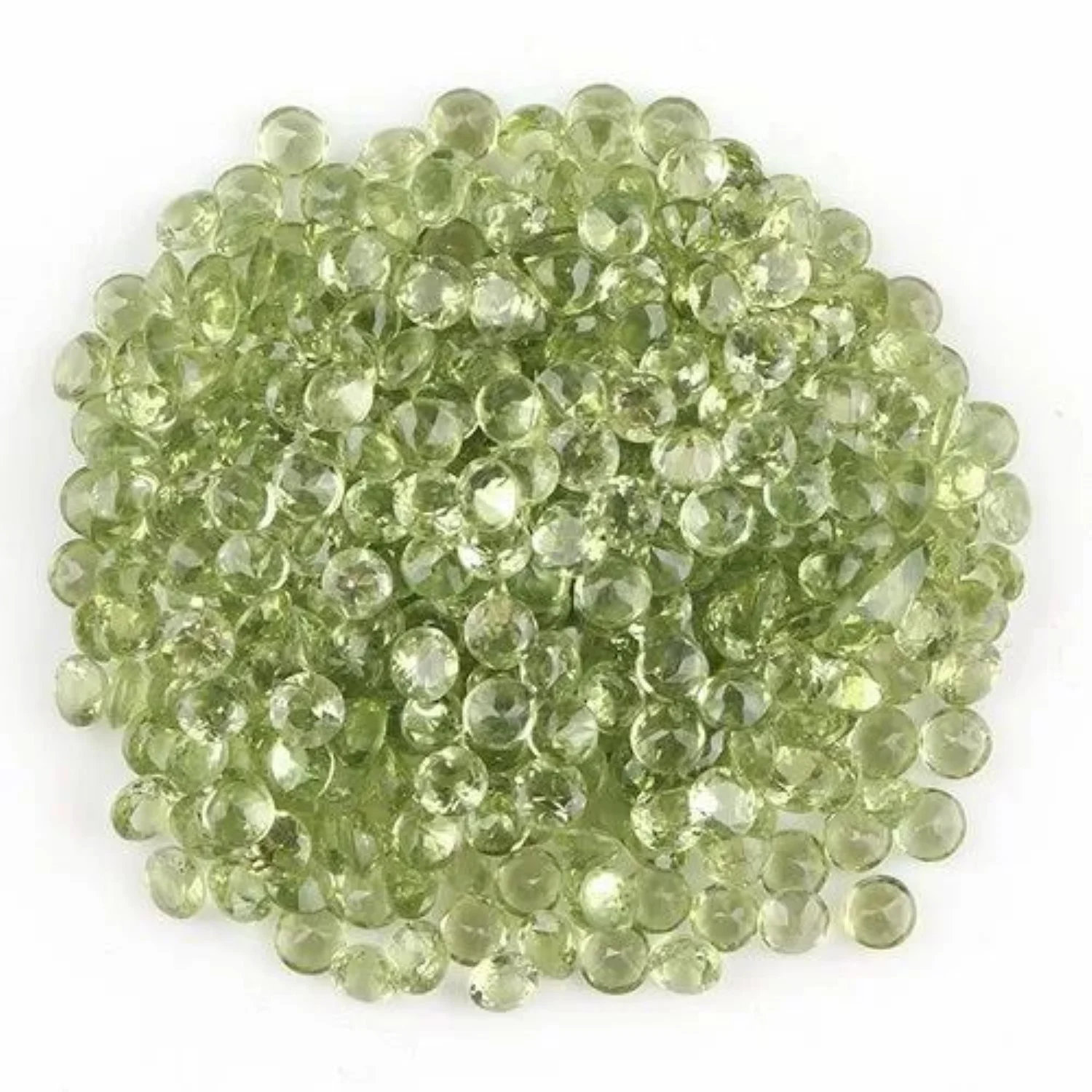 Wholesale Natural Polished Green Peridot Stone Gemstone Plain Cabochon Loose Gemstone Lot Mix Shape Size For Jewelry Making