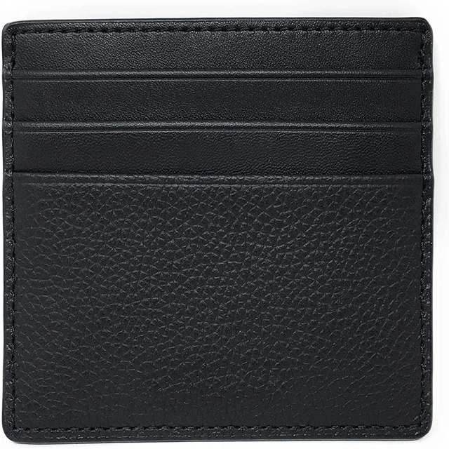 Leather Card Holder Slim Wallet, RFID Blocking Minimalist Wallet Credit Card Holder Men Women Fashion Custom Item Style