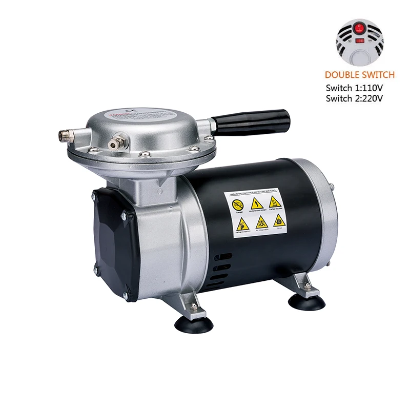 Professional membrane type airbrush compressor TC-09 with high pressure