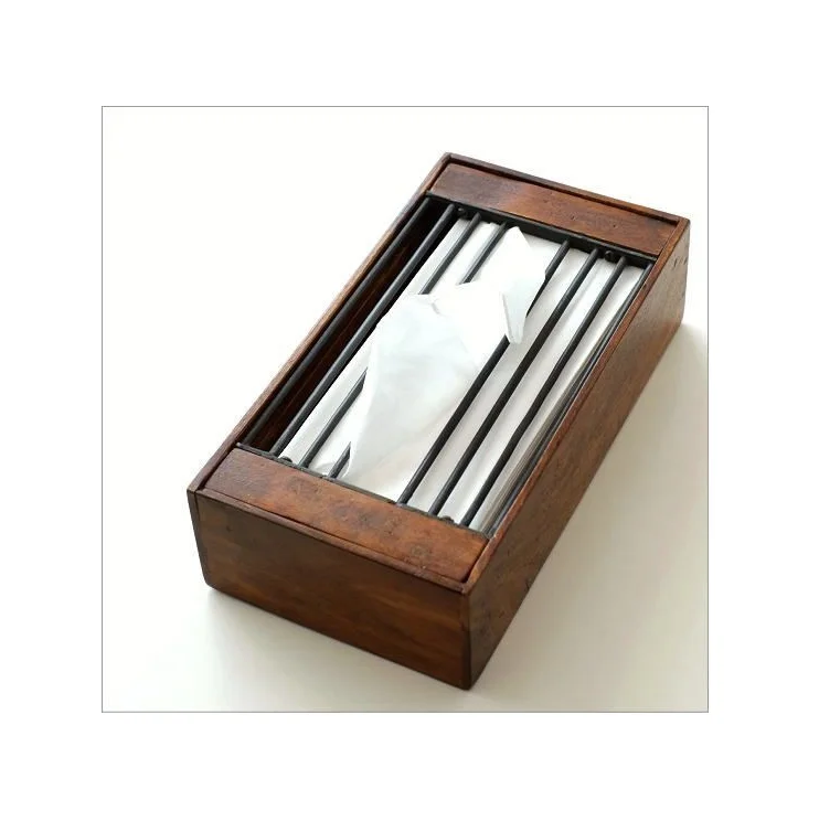 Rectangular Wooden Tissue Paper napkin Box Household Office Holder mango wood Tissue box at best selling Upcoming Product
