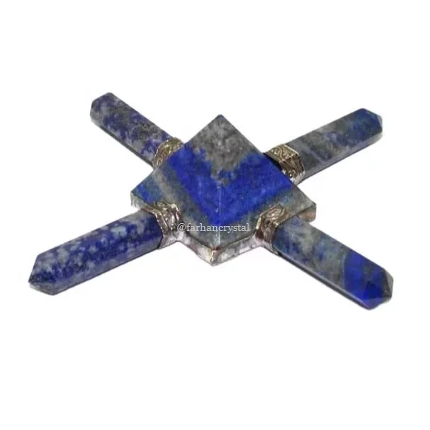 lapis lazuli Energy Generator | lapis lazuli 4 POINT HEALING ENERGY GENERATOR SPIRITUAL GIFT  buy from farhancrystal