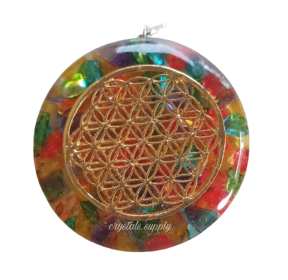 metatron cube Pendant Wholesale Orgone Pendants Black Tourmaline Orgone Wholesale Orgonite Charm Pendants
