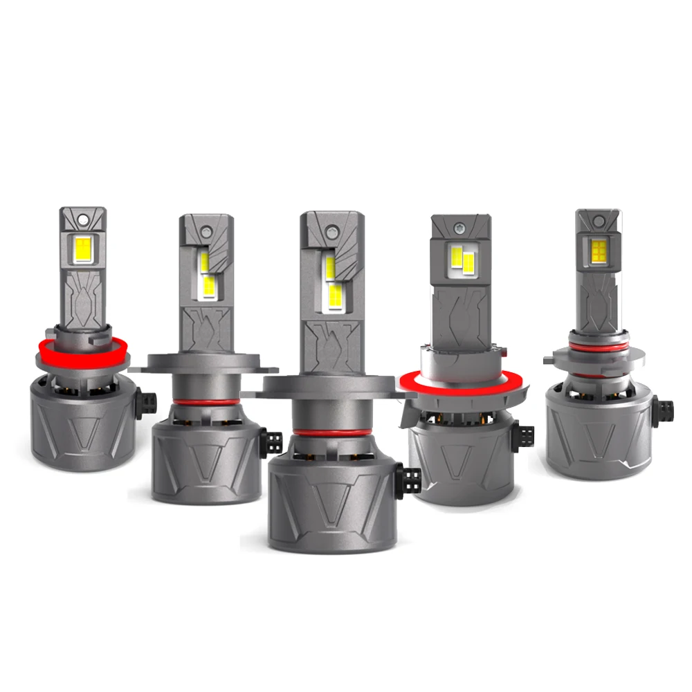 Super Bright F12 LED Headlight Bulb H4 H7 H11 9005 9006 With 7545 LED Chip 240W 16000LM Double Copper Tube For Car LED Headlight