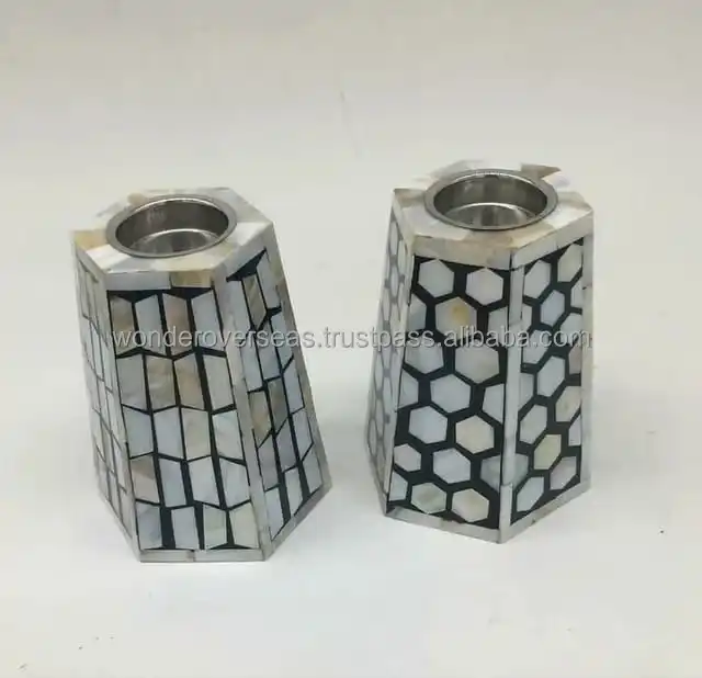 Modern Mother Of Pearl Inlay Bakhoor Trendy Bone Inlay Bakhoor Burner Latest Mabkhara Resin Incense Burner BY WONDER OVERSEAS