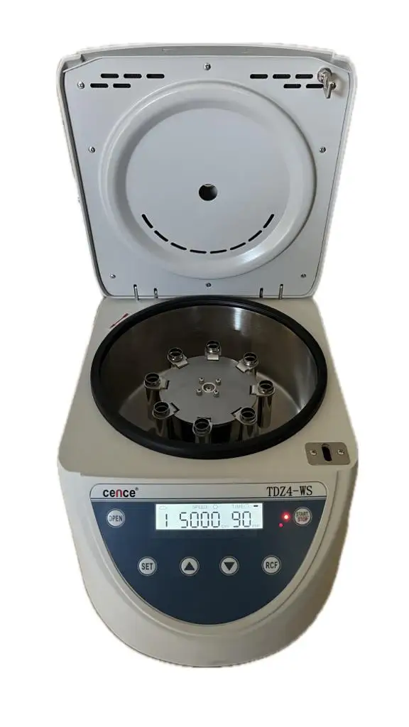 Высококачественная TDZ4-WS низкоскоростная настольная центрифуга PRP с поворотным ротором 8x15 мл Электрический источник питания для оборудования