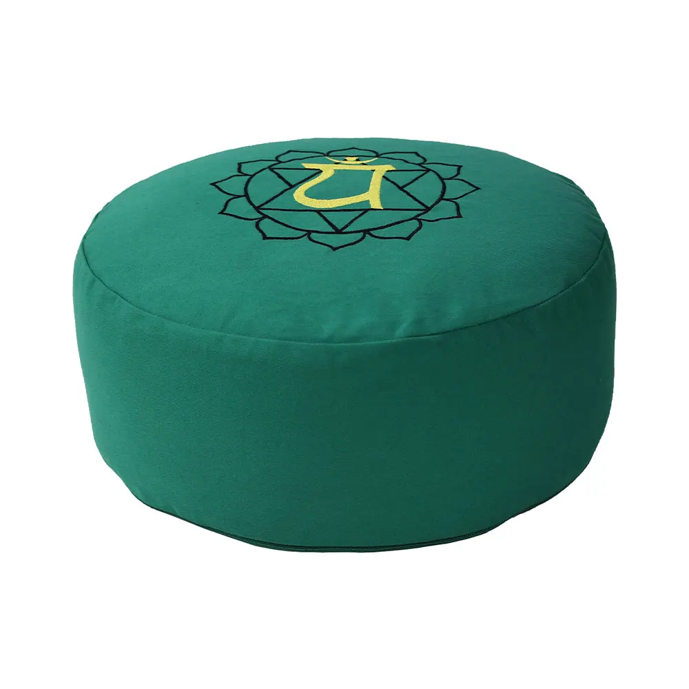 High Selling Latest Brand New Product Zafu  Meditation Round Cushion- Solid color top Emb At Good Price From Trusted Supplier