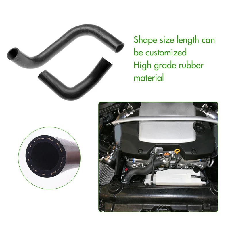 Universial custom auto parts radiator coolant hose rubber water pipe epdm rubber hose
