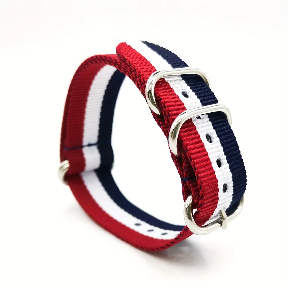 watch strap band nylon webbin strap polyester nylon smart g woven watch strap