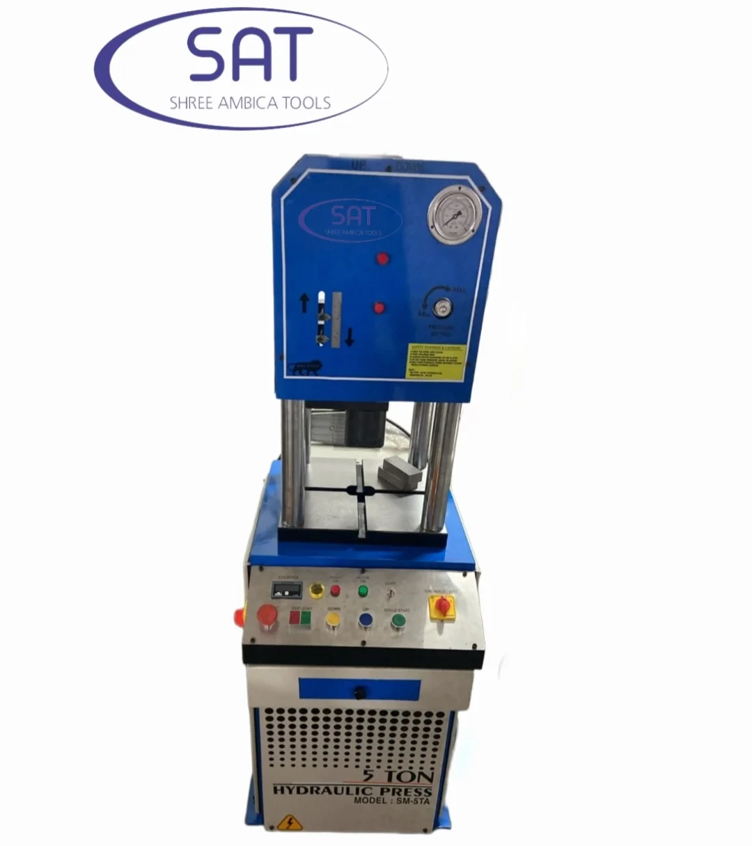 SAT 5Ton Hydraulic Press For Automatic Jewelry Cutting Dies & Coin Blank Dies Dubai Morocco Russia Israel Colombia