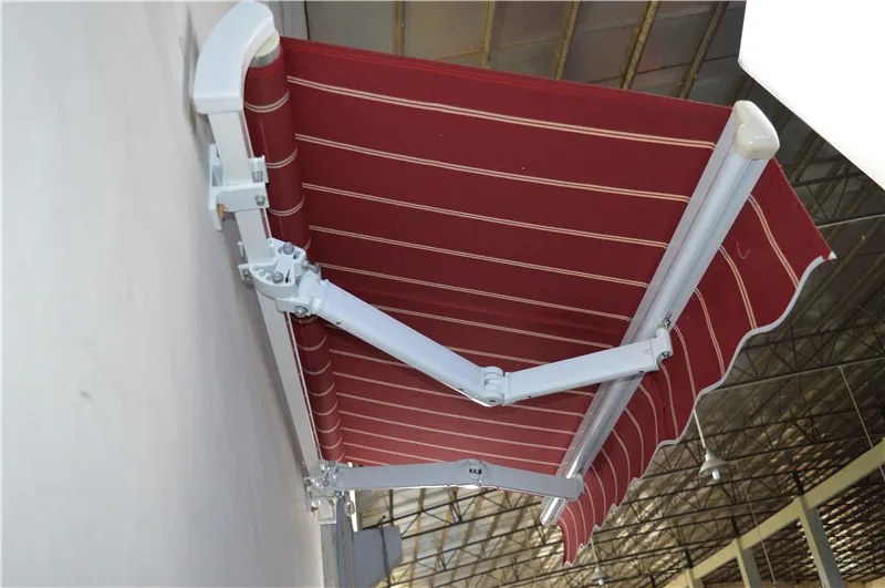 Порошковое покрытие, выдвижной тент, моторизованный алюминиевый тент, ветрозащитный водонепроницаемый наружный тент