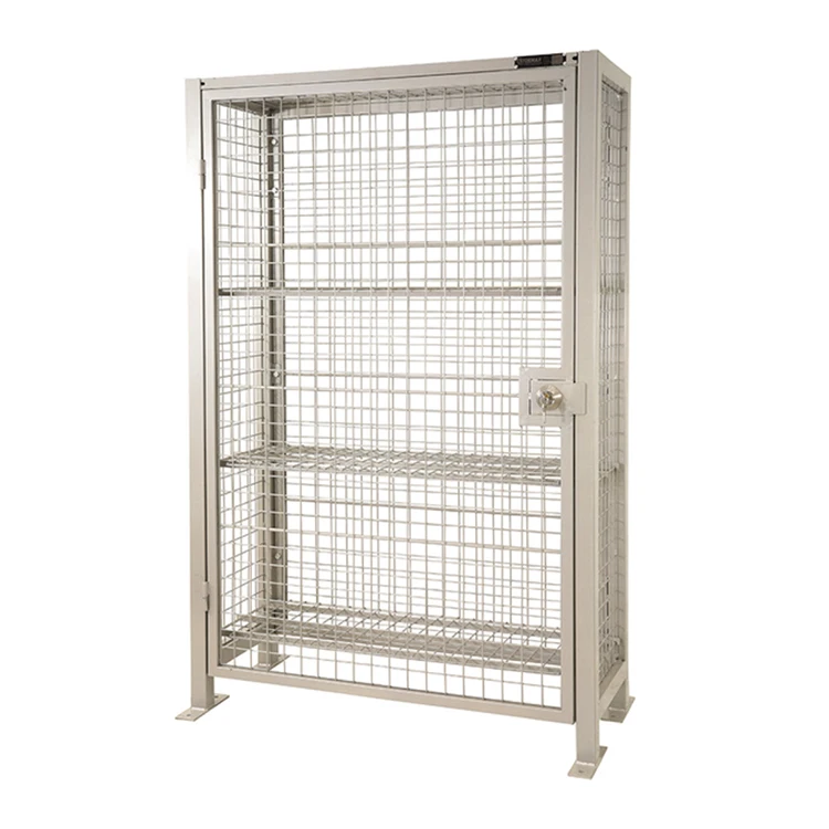 Сетчатая Запираемая клетка для хранения складская клетка безопасности