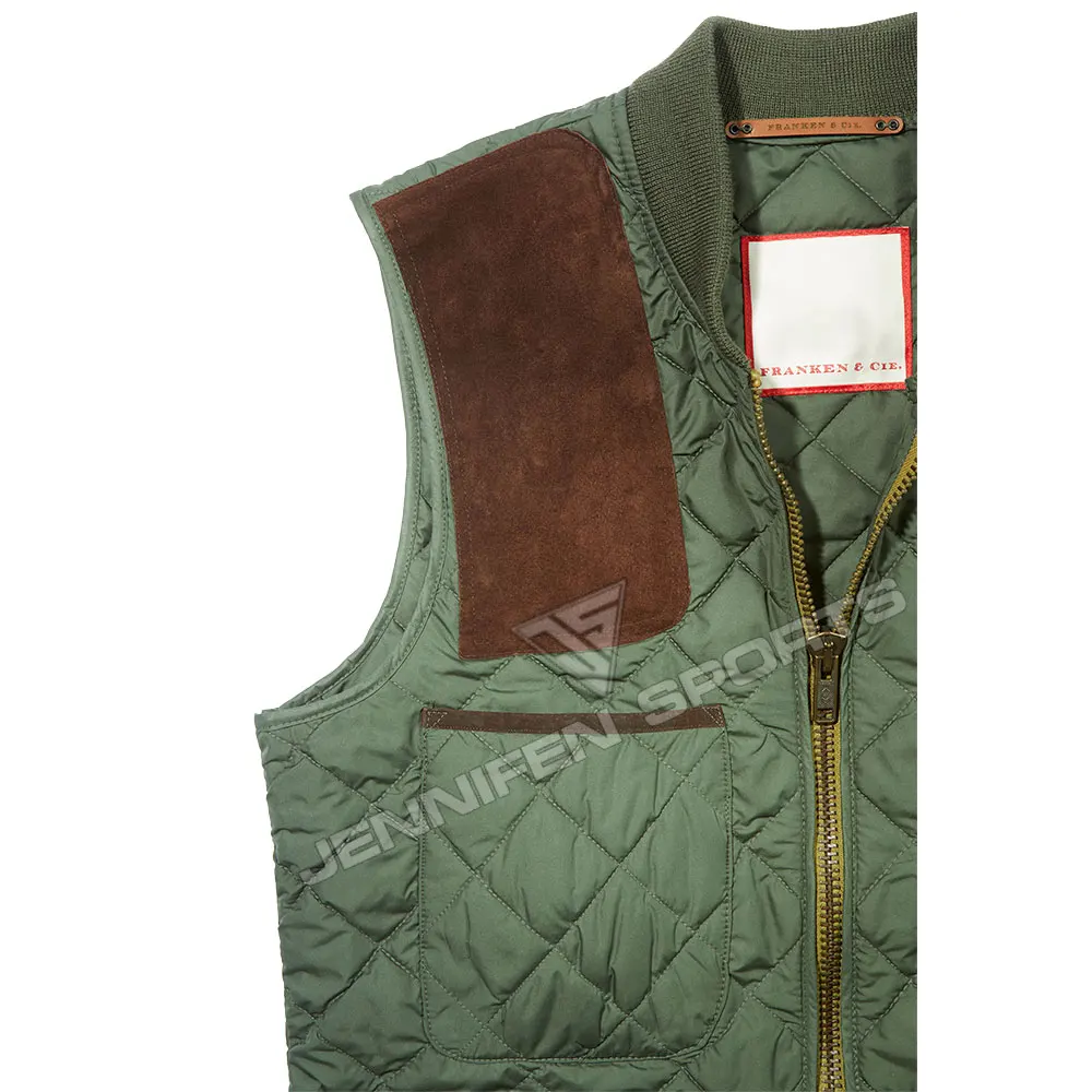 Tactical Hunting Vest Men Shell Material Polyester/Synthetic Fabric Zipper Closing Multi Pockets Inside Woven Neck Label
