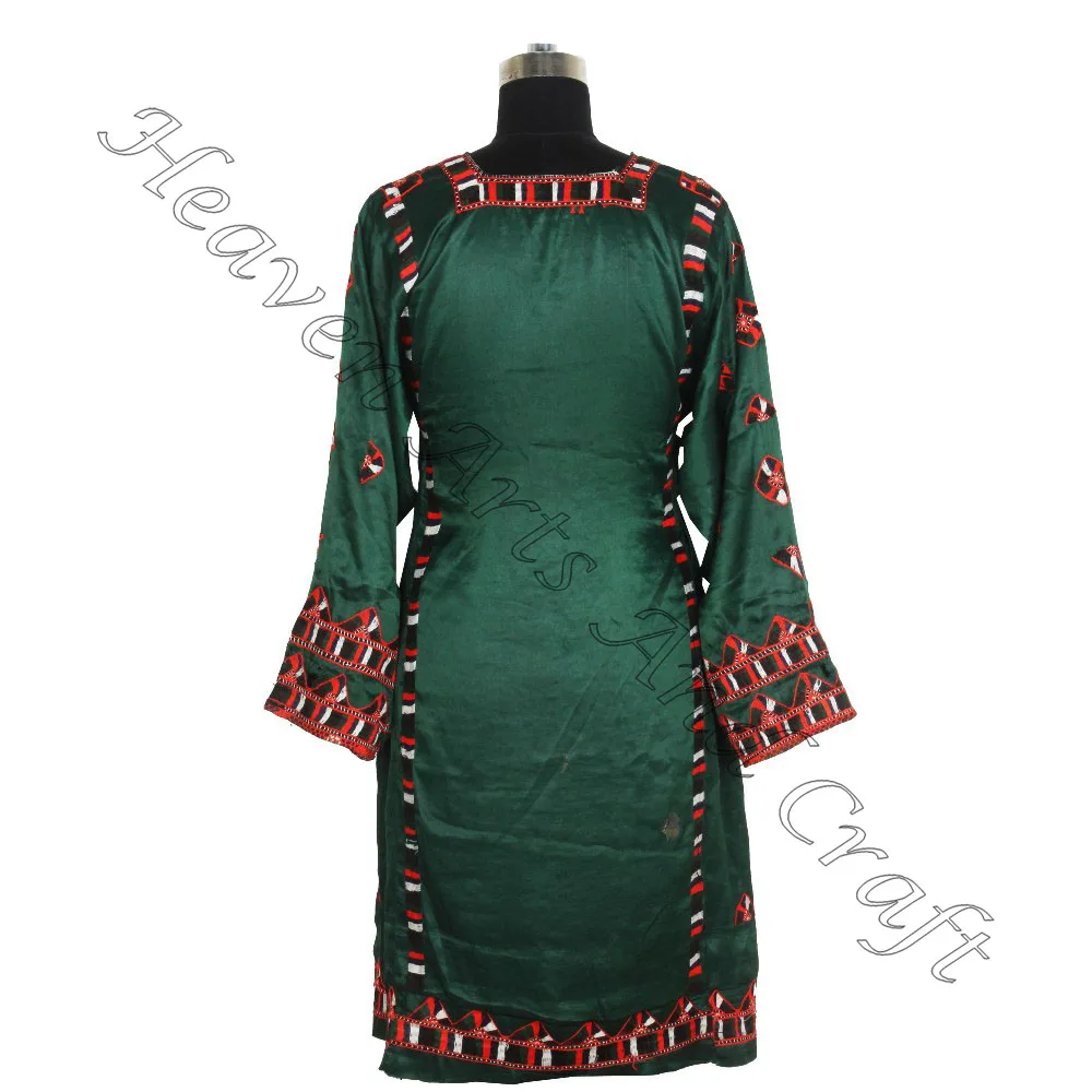 Real Handmade Balochi Tribal Ethnic Dress  collection of vintage hand embroidery banjara balochi dresses real afghan kuchi silk