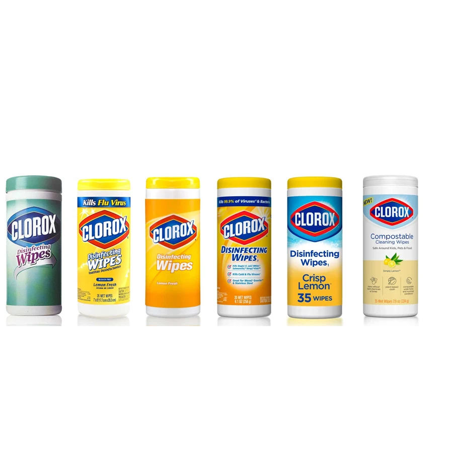 Clorox Disinfecting Wipes Crisp Lemon Scent 85ct - Pack of 2