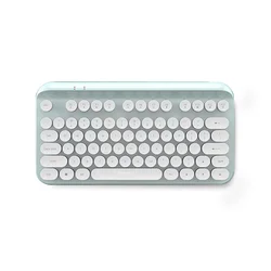 Горячая Распродажа, симпатичная Клавиатура для ноутбука и планшета, портативная круглая клавиатура, игровая клавиатура для пишущей машинки, беспроводная Ретро клавиатура
