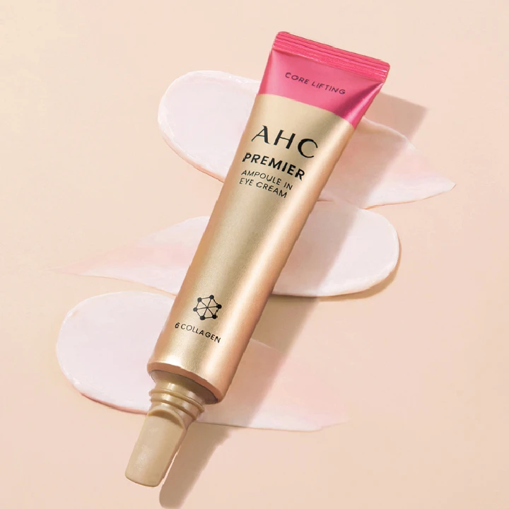 Korea Wholesale AHC Ampoule in Core Lifting Eye Cream  Brightening Anti Aging Moisturizing  Alleviate dark circles