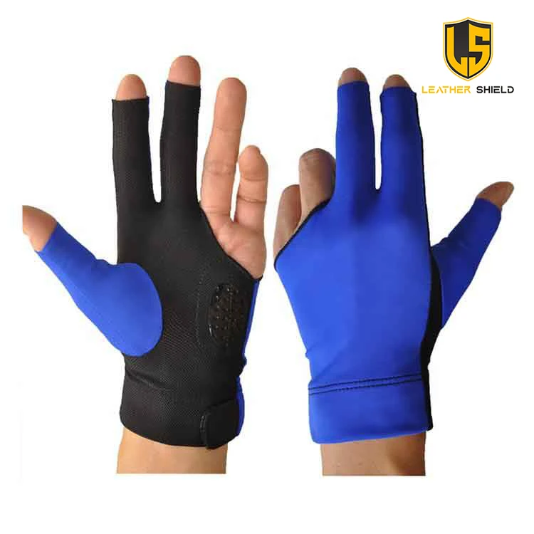 Three Finger Left Elastic Cue Stretchable Hand Protection Pool Shooter Safeguard Training Sport Snooker Billiard Gloves