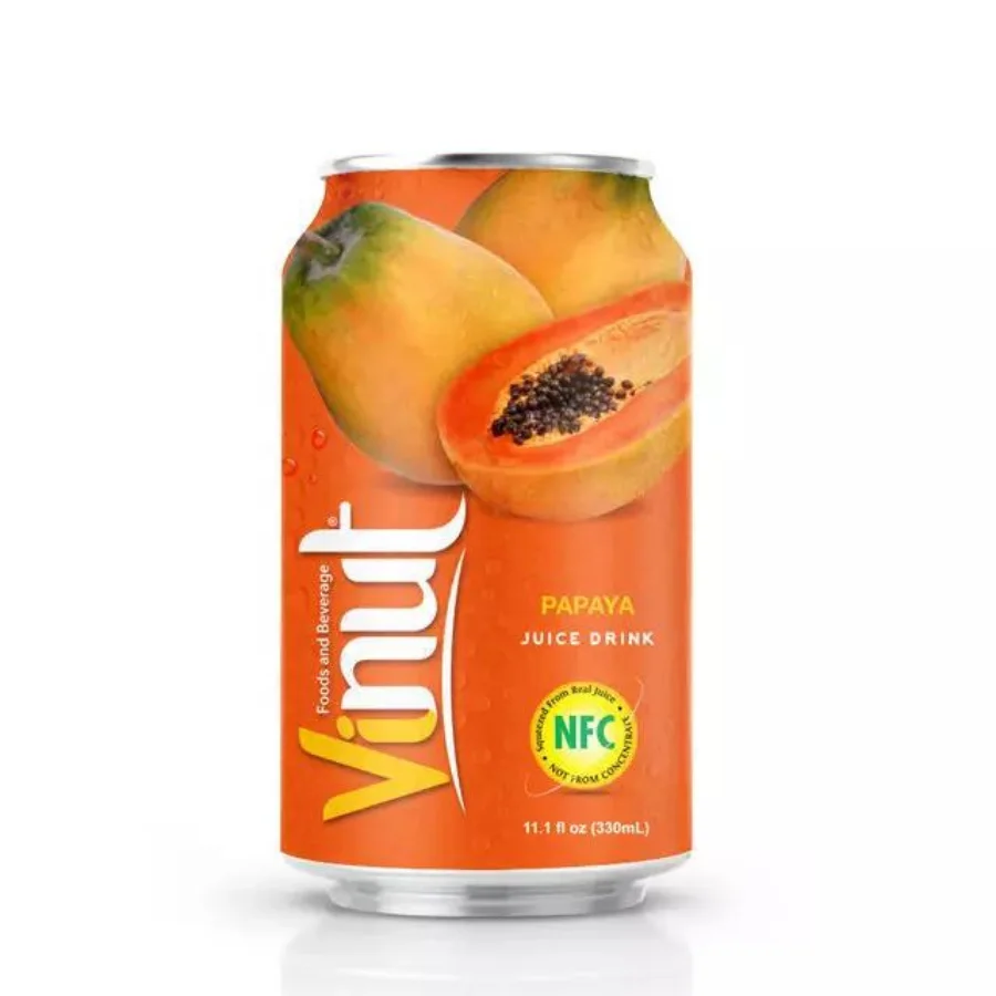 asian Wholesale Fruit Juice Vinut Papaya Juice Drink 330ml natural organic healthy beverage