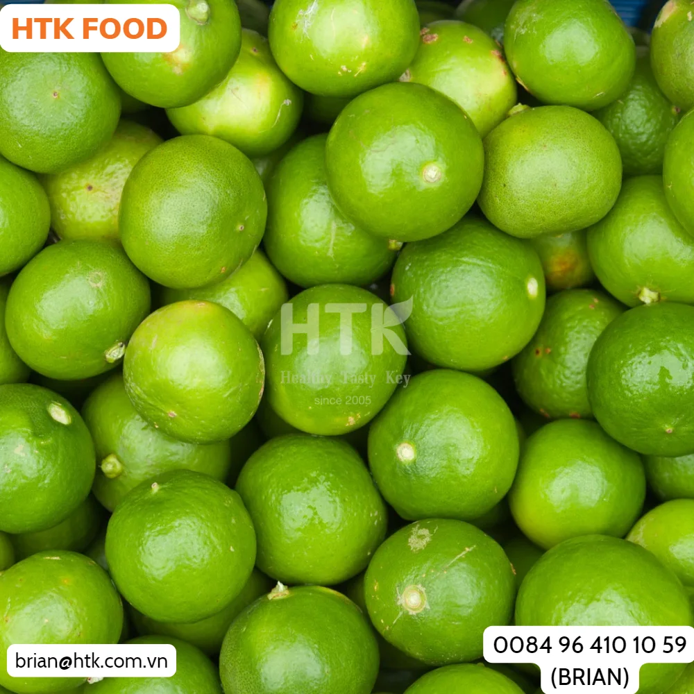 BEST SELLER 2024 FROZEN IQF GREEN LIME Whole Half Cut Sliced Made In Vietnam Factory from HTK FOOD for Food & Beverage