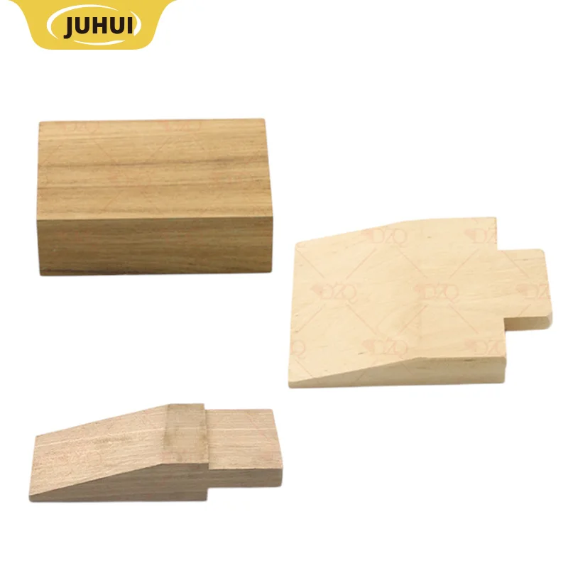 Jewelry Craft Bench Block, Pure Solid Wood Insert Block, Square Wooden Block Workbench for Goldsmithing Tools