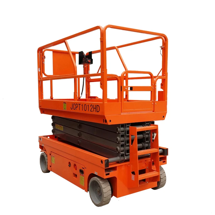 Electric Scissor Lift 6m 8m 10m 12m 14m Skylift Mobile Lifter Electric Scaffolding for Aerial Cleaning Maintenance