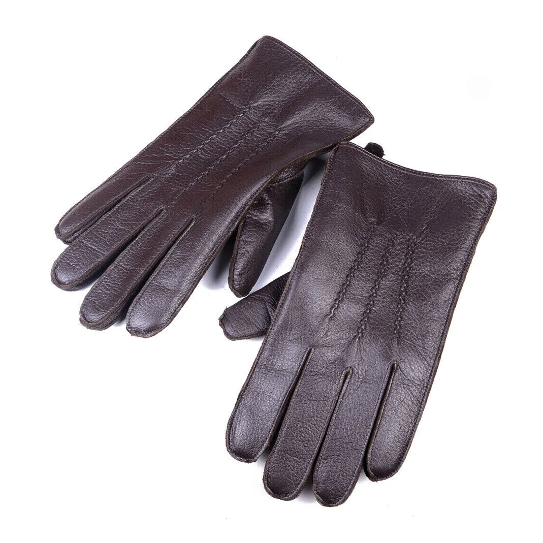 New 2024 leather Gloves men slim fitting PU leather Gloves for men bulk quantity fashionable leather Gloves