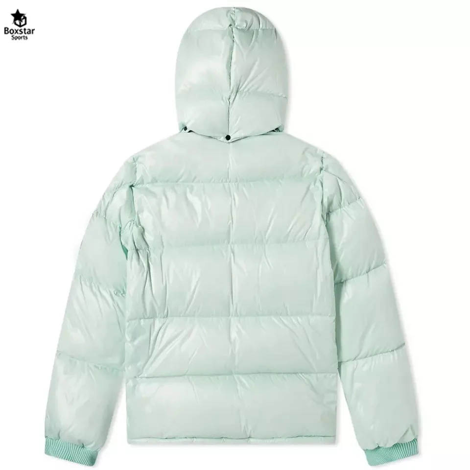 Hot Selling Custom Winter Warm Bubble Puff Jacket Jacquard Zip Funnel Neck Men Puffer Jacket Down jacket