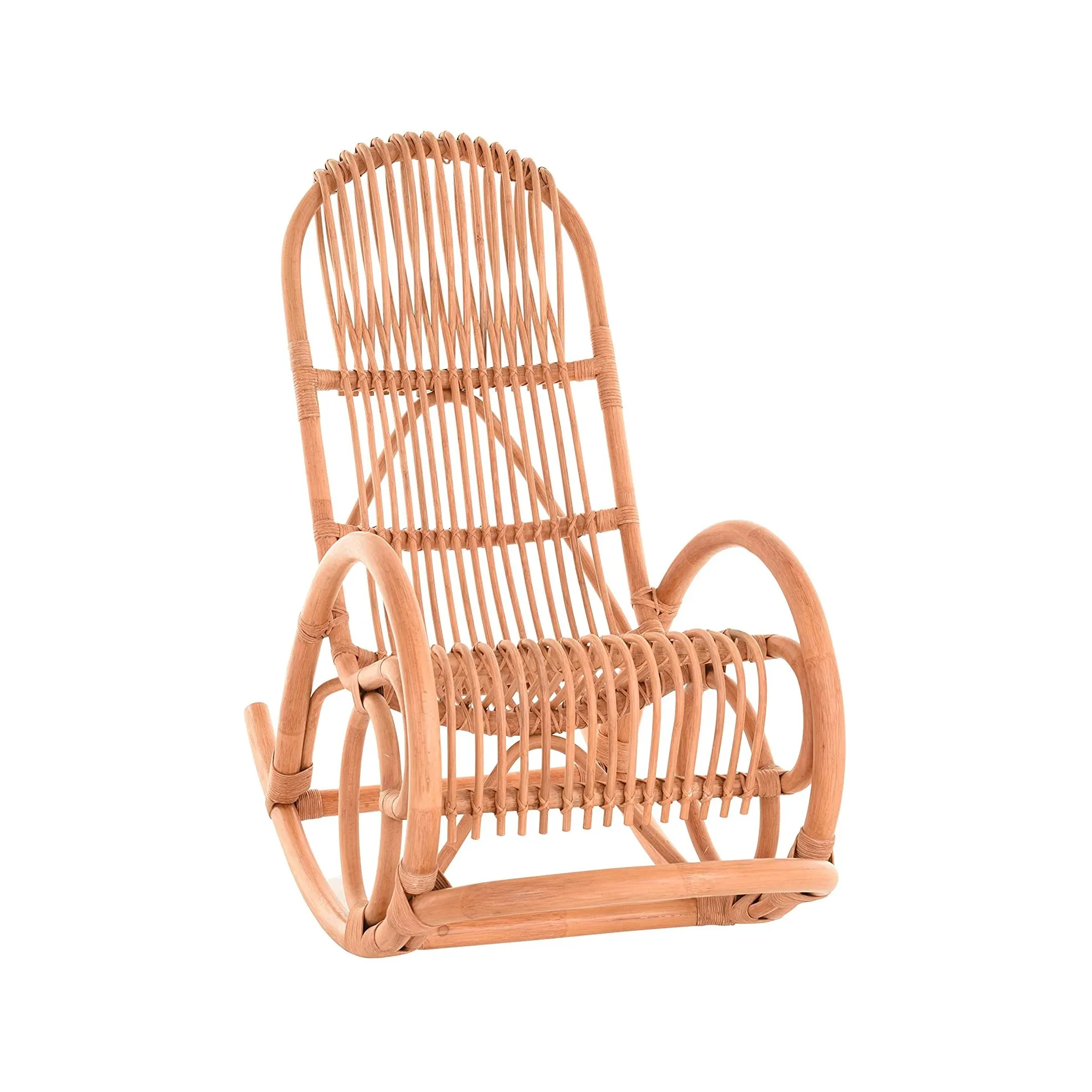 Modern Style Rattan Rocking Chair Garden Decoration Wholesale Reclining Chairs Home Furniture