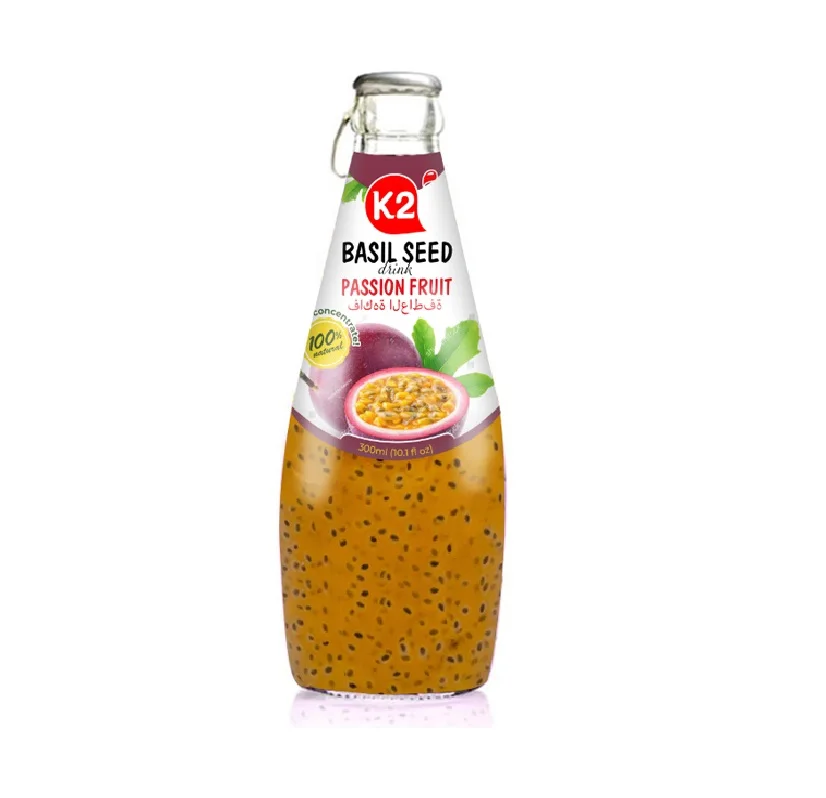 330ml Basil Seed Lychee Juice Drink Good Price For Export Fresh Beverage Hot Brand Manufacturer Best Selling Chia Drink, vietnam