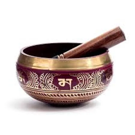 Nepal Made Tibetan Singing Bowl - Perfect For Meditation, Chakra Healing, Prayer ,Mindfulness - Tibetan