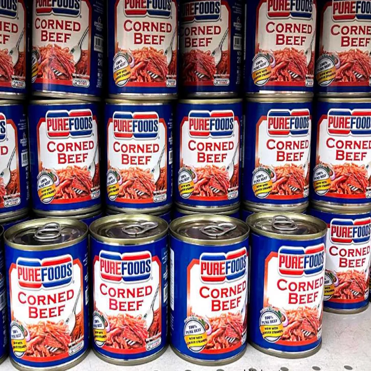 Высокое качество Заводская цена консервированная Солонина Ланч мясные консервы | Консервы из говядины оптом