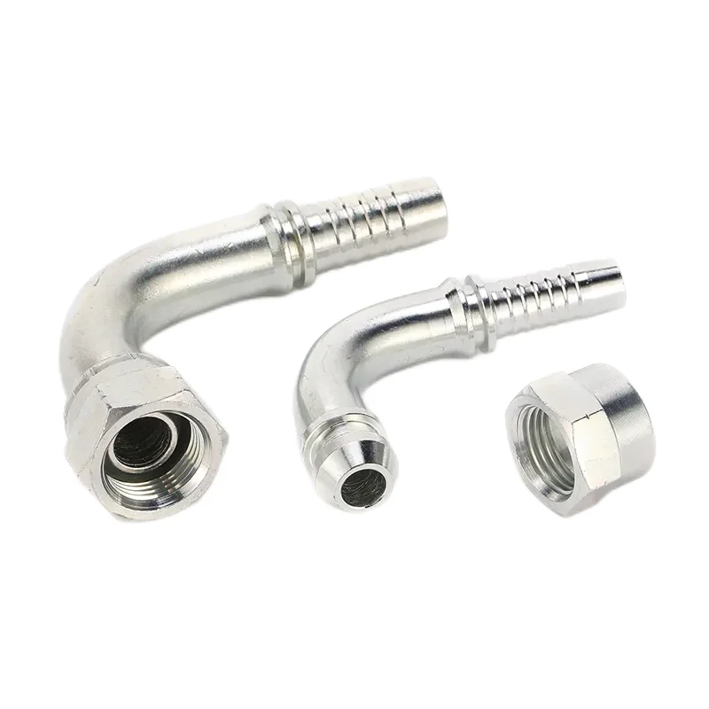 90 degrees BSP hydraulic connector, 60 degrees outer conical hose connector22691