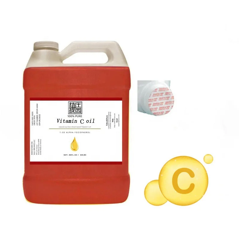 Free Sample Cosmetics Grade Organic Pure Vitamin C Oil Vitamin E Oil For Skin Care Face Body Massage