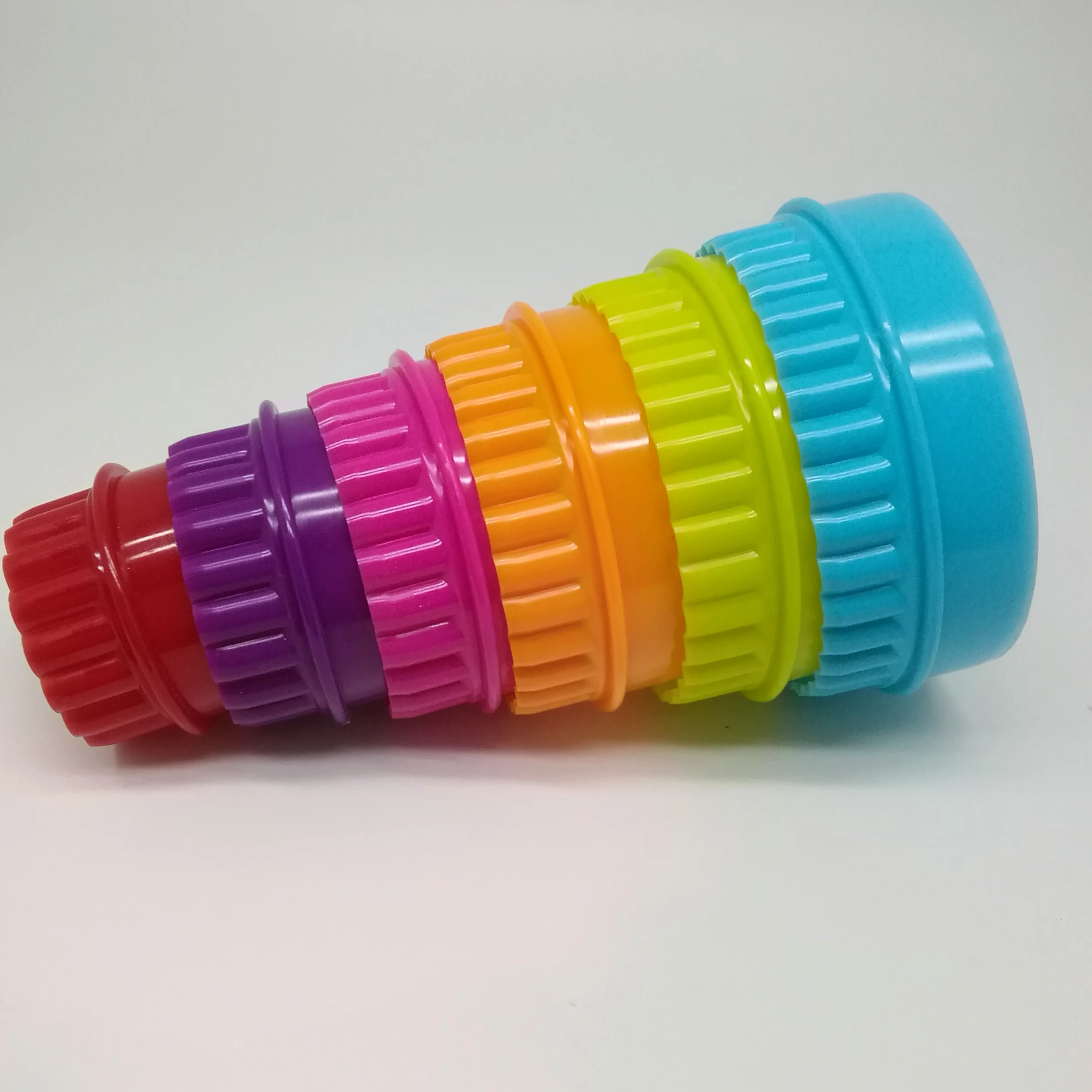 Высокое качество 2-way Реверсивный Кондитерские формочки для печенья #19SWMW10924 -10 морщинка и простого отрезка двойные печенья можно мыть в посудомоечной машине