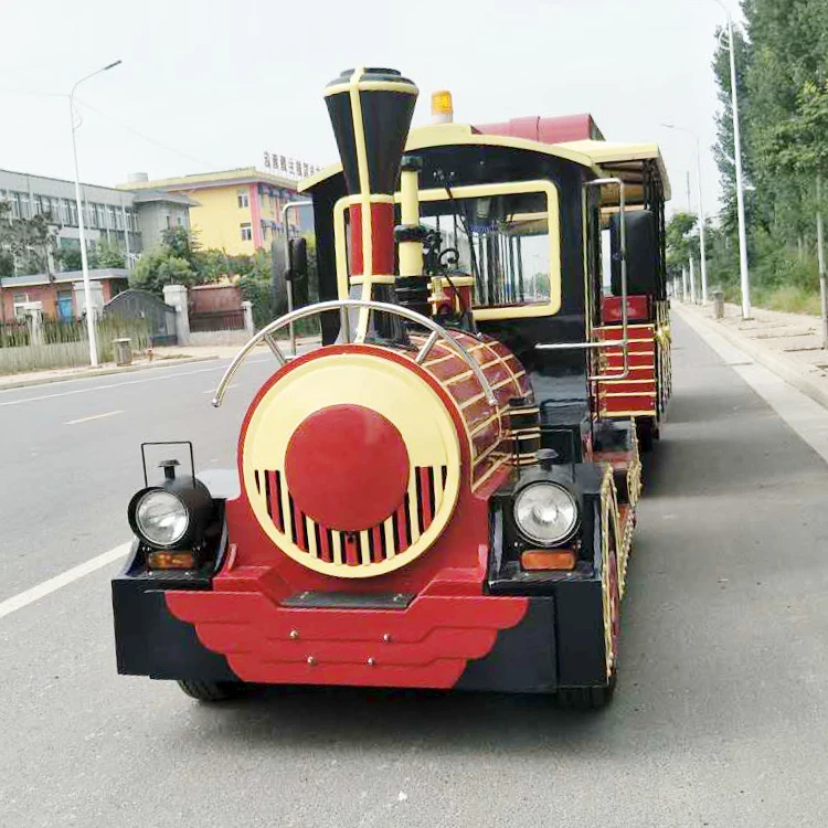 quality cheap outdoor modern indoor playground equipment tourist road trackless train battery powered train ride for sale
