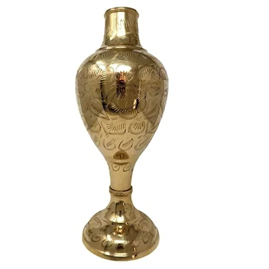 Hammered Design Shiny Polished Gold Plated Vase Hand Crafted Stylish Flower Vase for Home Decoration Vases At Affordable Price
