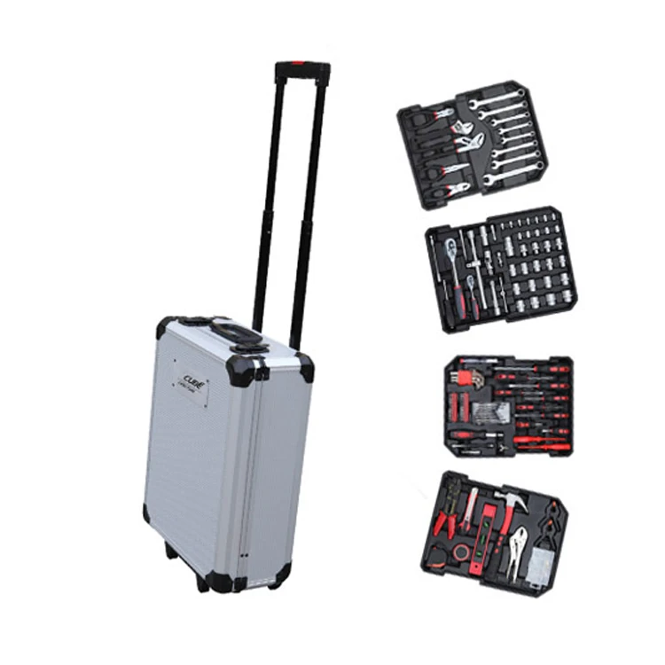 Customized Good Quality Industrial Hardware Tool Set Aluminum Box for Household Hardware Repair Box Set Tools