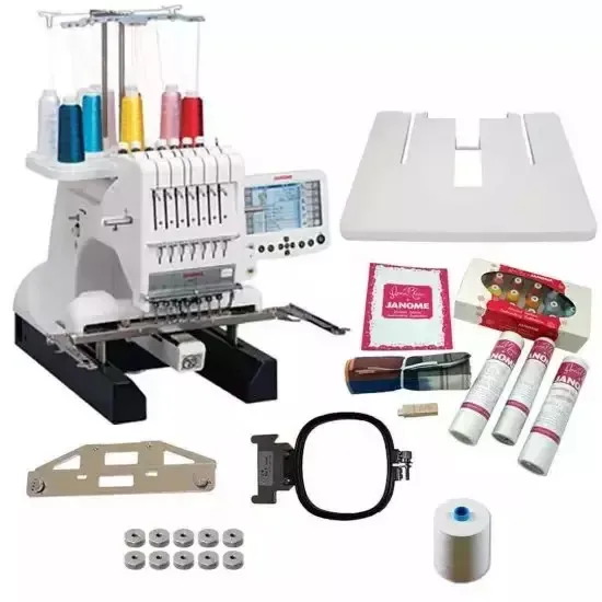 Special price Janome MB77 Needle Embroidery Machine Plus Deluxe Bonus Kit