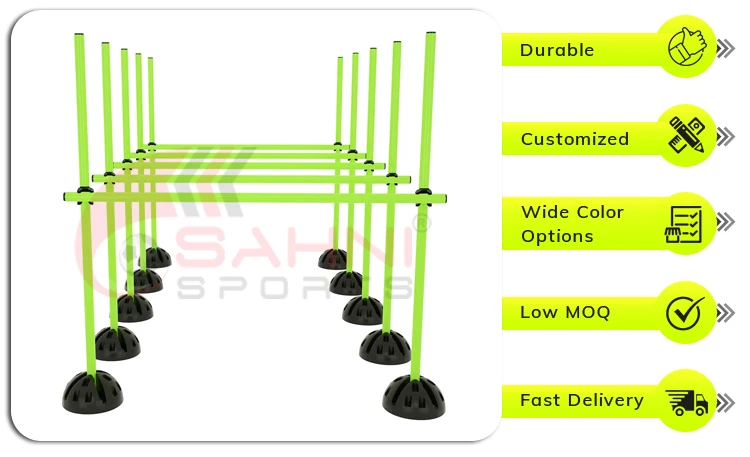 Premium Quality Soccer Football Training Equipment Customized Agility Pro Hurdle Coaching Kit from Indian Manufacturer