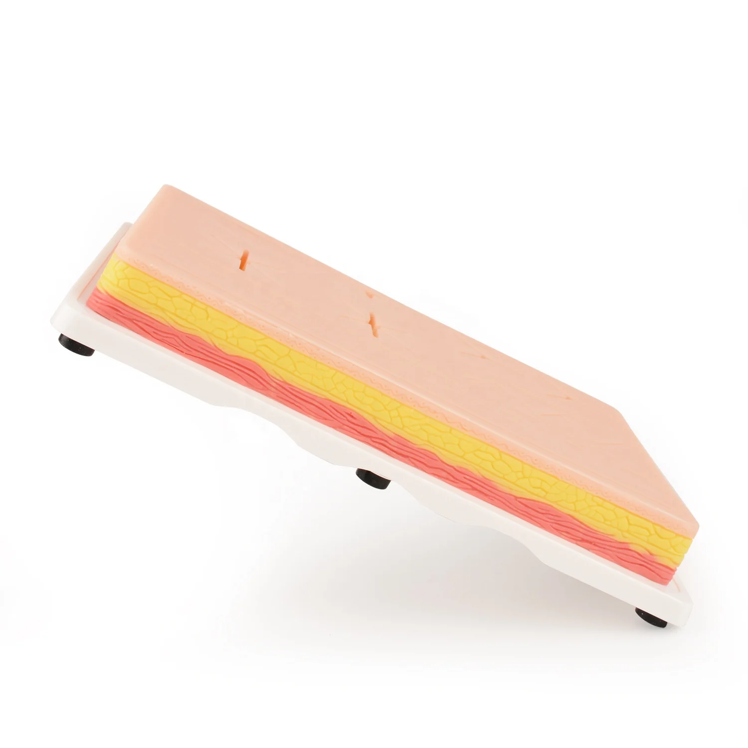 Educational Medical Nursing Training 3 Layer Skin, Fat, Muscle Simulated Suture Pad