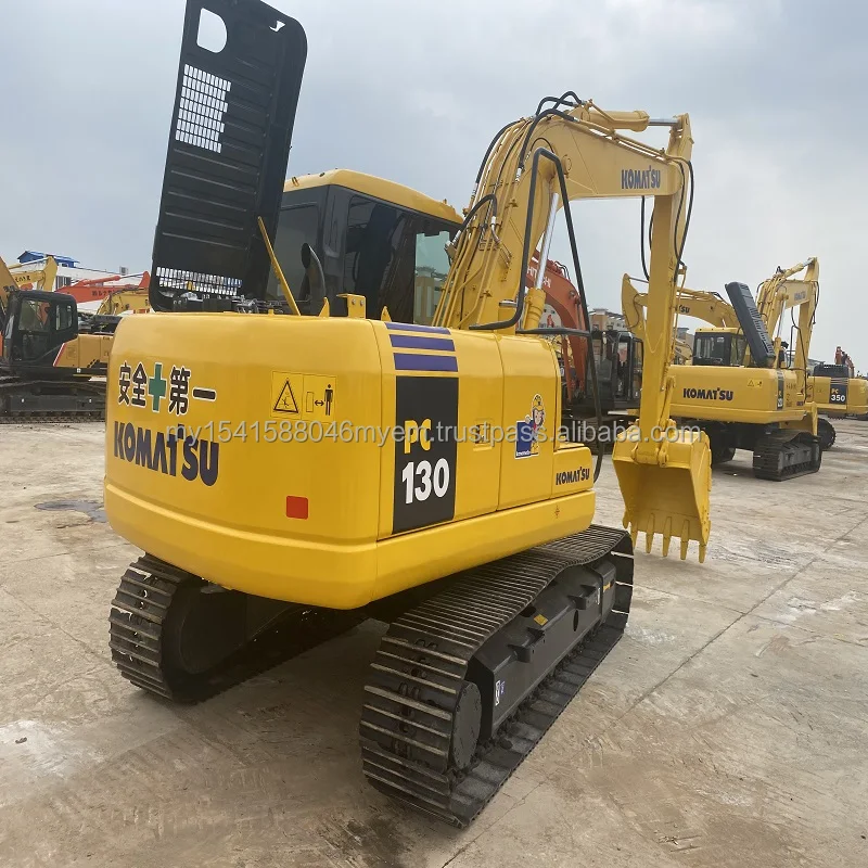 Used excavators Japan original Komatsu PC130-7 Crawler Excavator For Sale construction equipment earth-moving machines pc130