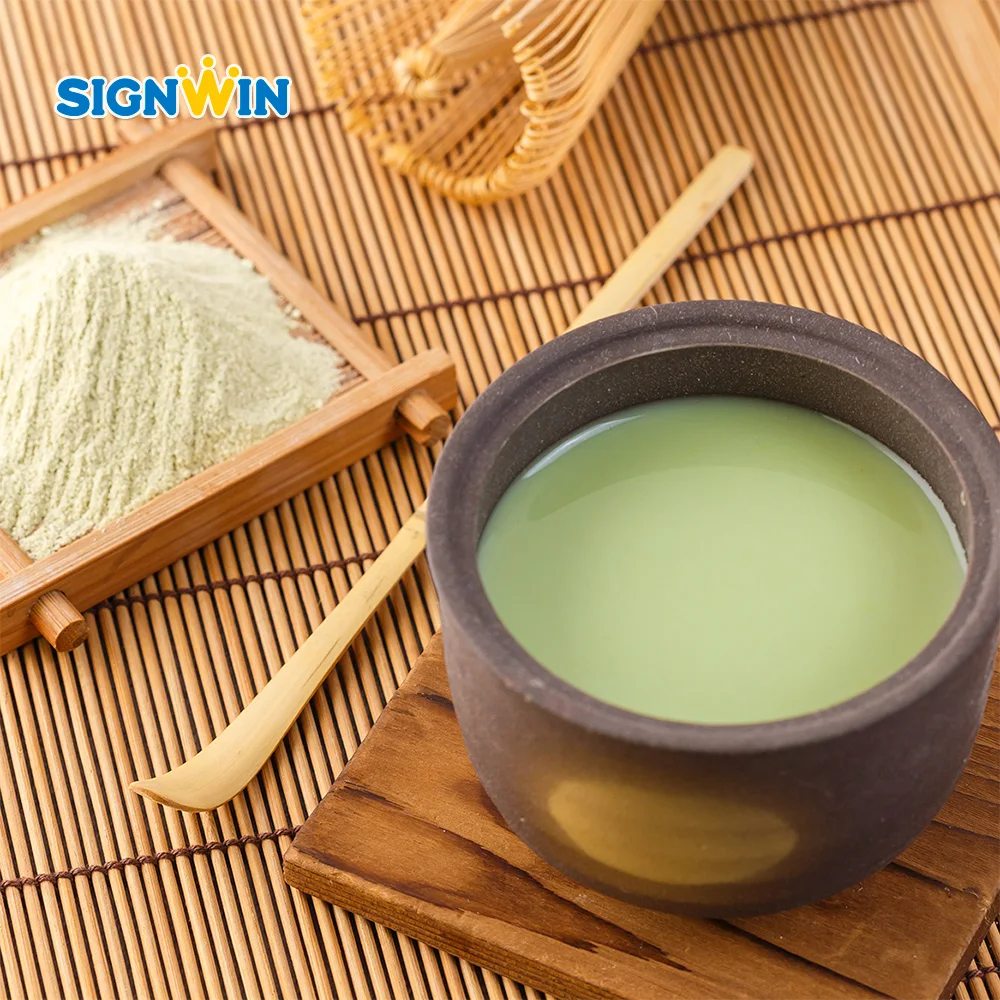 3 in 1 matcha milk tea powder drink mix use as bubble milk tea powder using japan matcha powder