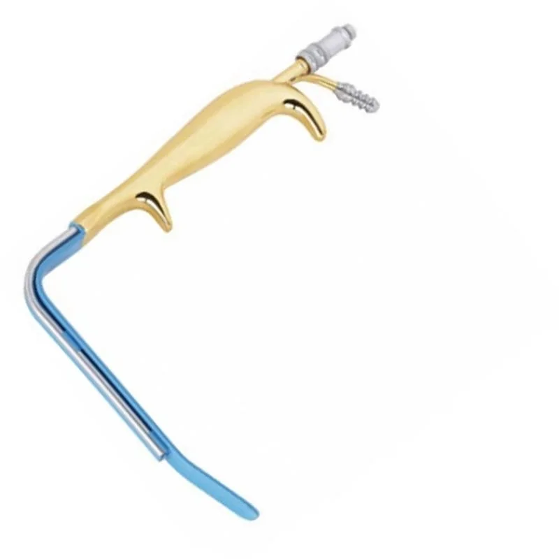 High Quality Brand New Retractor Insulated With Fiber Optic Light Guide and Suction Tube With Smooth End Medical Plastic Surgery