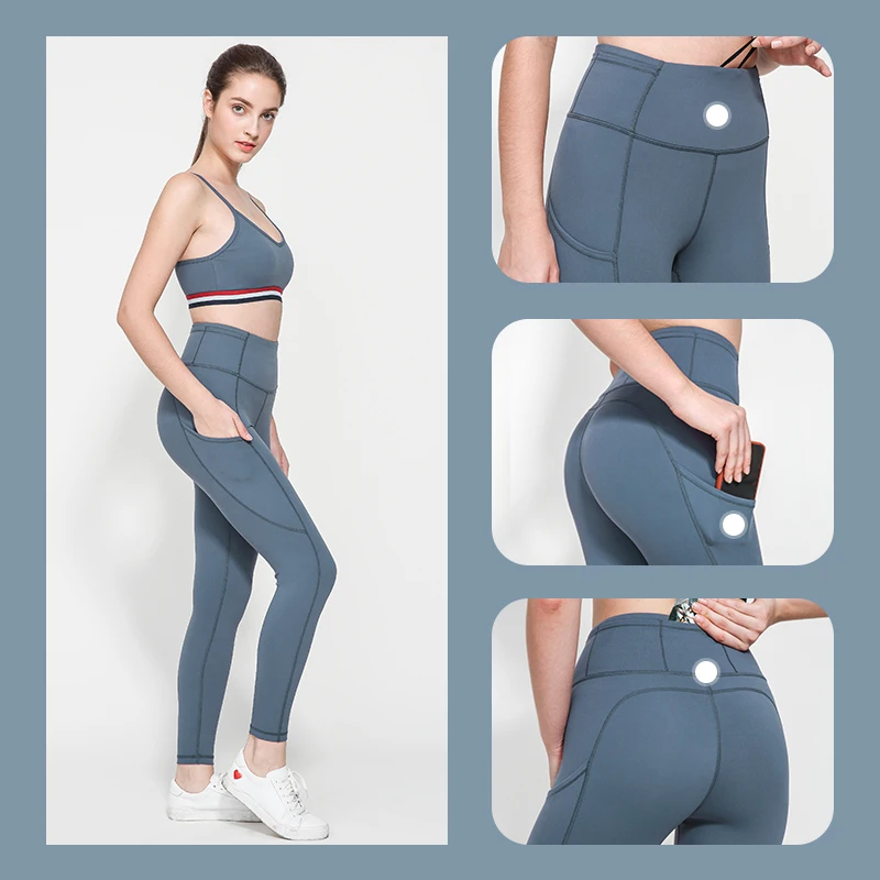 High Quality Spandex Polyester Leggings Quick Dry Wholesale Leggings Breathable Yoga Mesh Leggings