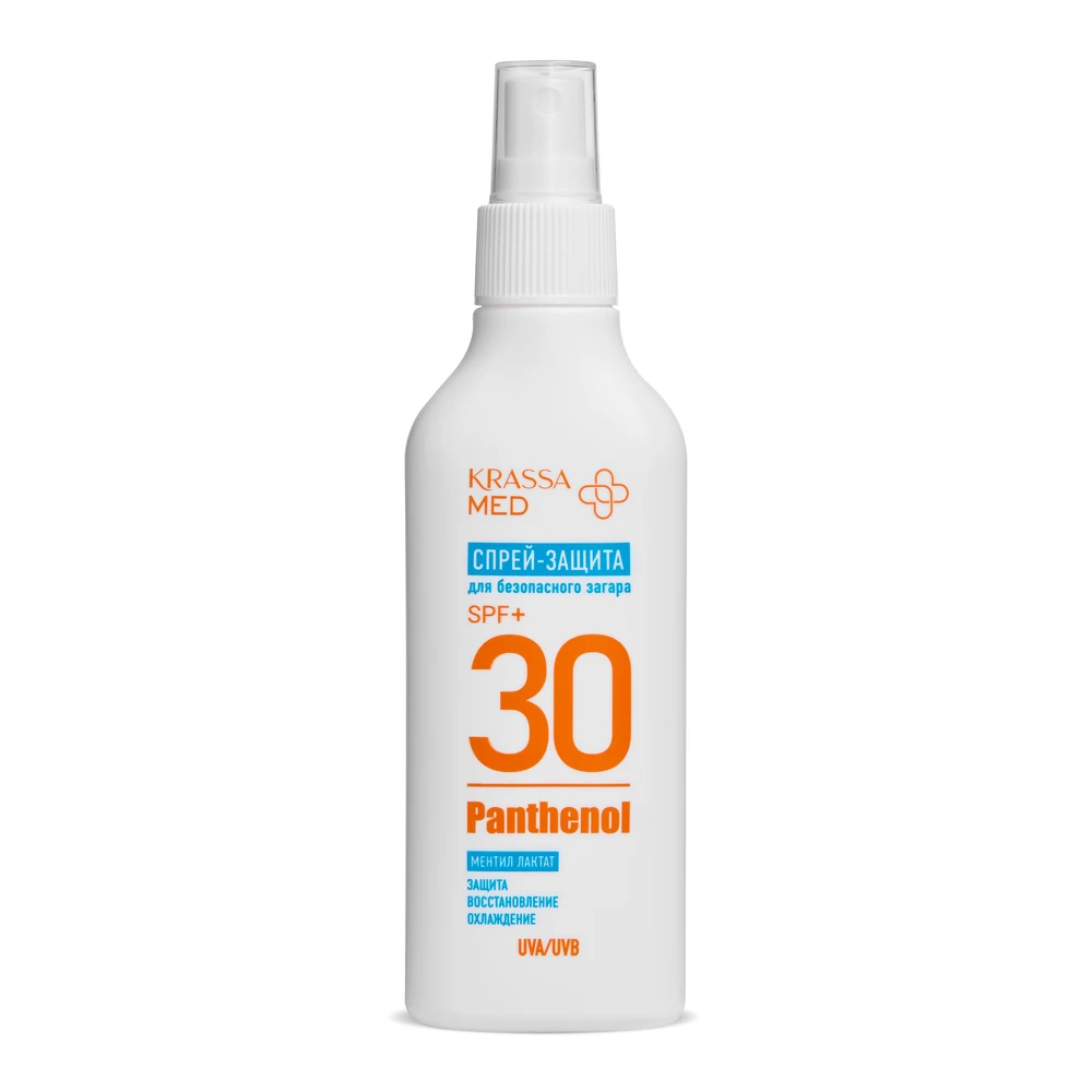 KRASSA MED пантенол Солнцезащитный спрей SPF 30