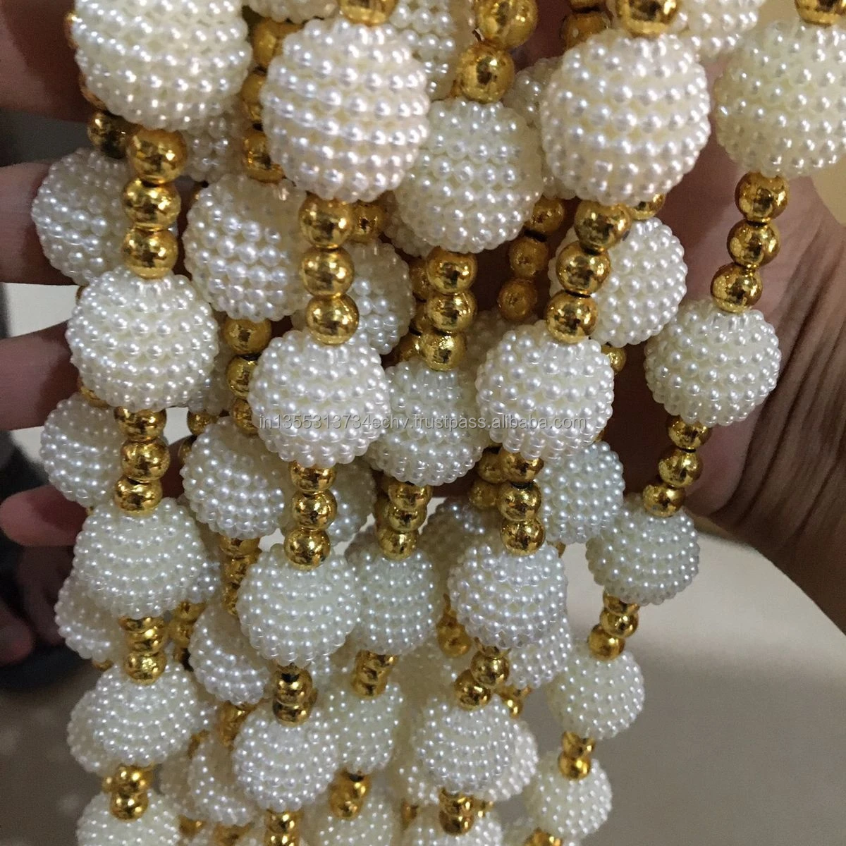 Handmade Beads Strings For Hanging Wedding Backdrop Wreaths For Home Party Decor Outdoor & Indoor Decoration Garlands