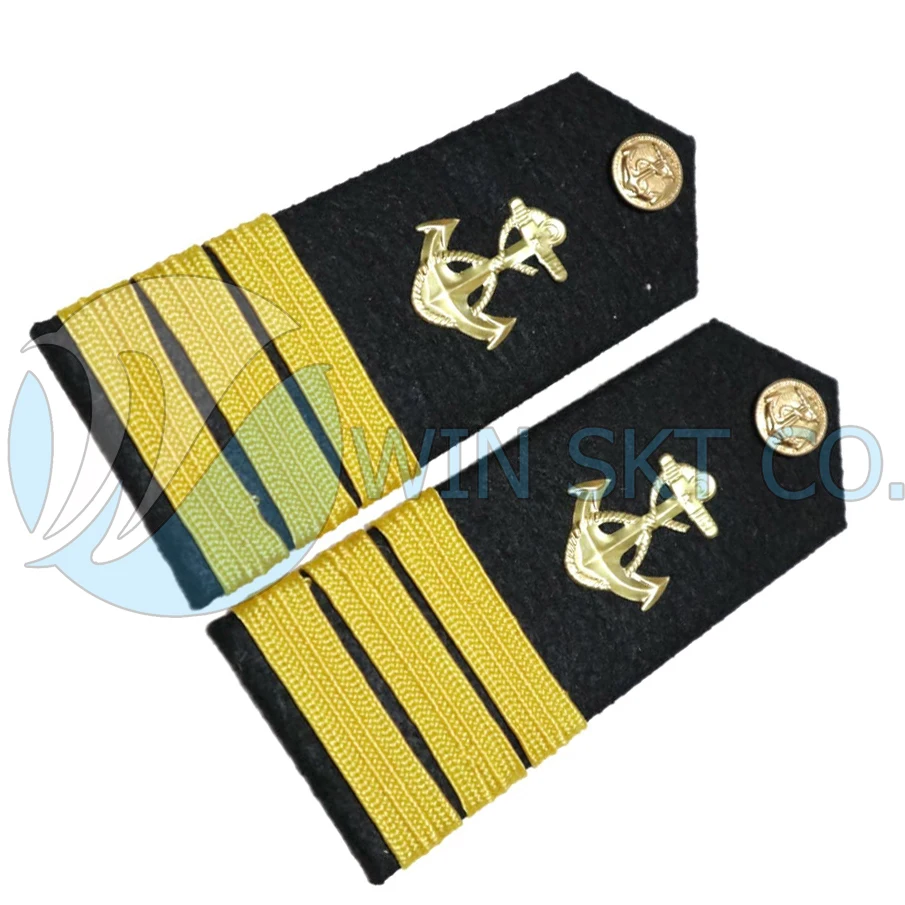 Top Selling Cheap Pilot Shoulder Ranks Suppliers of Pilot Uniform Accessories Epaulettes Made in Pakistan